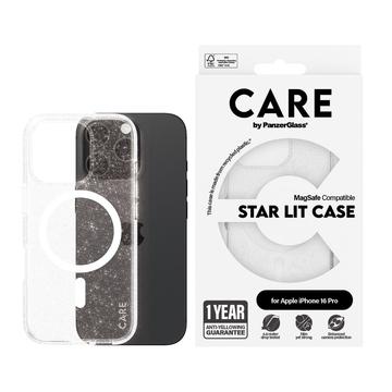 iPhone 16 Pro PanzerGlass Care Star Lit Cover - MagSafe-kompatibel - Hvid