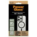 iPhone 16 Pro PanzerGlass HardCase MagSafe-kompatibel Cover - sort / gennemsigtig