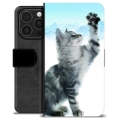 iPhone 16 Pro Premium Flip Cover med Pung - Kat