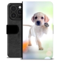 iPhone 16 Pro Premium Flip Cover med Pung - Hund
