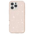 iPhone 16 Pro Stylish Glitter Series Hybrid Cover - Guld