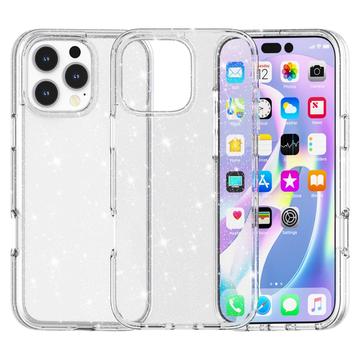 iPhone 16 Pro Stylish Glitter Series Hybrid Cover