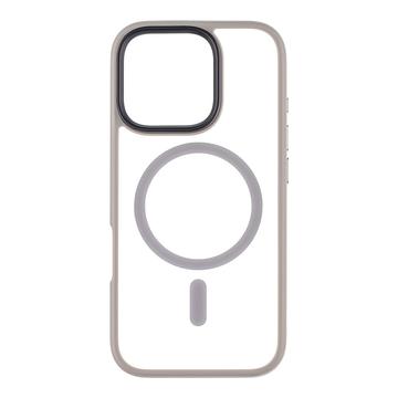 iPhone 16 Pro Tactical MagForce Hyperstealth Hybrid Cover - Lysegrå