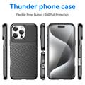 iPhone 16 Pro Thunder Series TPU Cover - Sort
