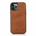 iPhone 16 Pro Vintage 2-i-1-pungetui med aftageligt låg - brun