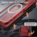 iPhone 16 Shellbox M Series IP68 vandtæt cover - dykkercover med MagSafe-kompatibilitet - rød
