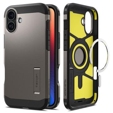 iPhone 16 Spigen Tough Armor Mag Cover - Pistolmetal