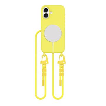 iPhone 16 Tech-Protect MagNecklace MagSafe Cover - Gul