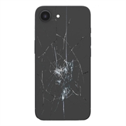 iPhone 16e Bagcover Reparation - kun glasset - Sort