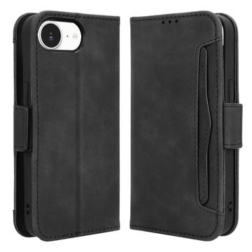 iPhone 16e Kortholder Pung Etui - Sort