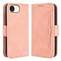 iPhone 16e/17e Kortholder Pung Etui - Pink