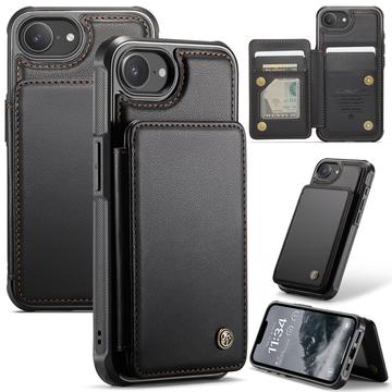 iPhone 16e Caseme C22-etui RFID-kortpung - Sort