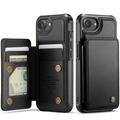 iPhone 16e Caseme C22-etui RFID-kortpung - Sort