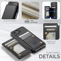 iPhone 16e Caseme C22-etui RFID-kortpung - Sort