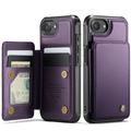 iPhone 16e/17e Caseme C22-etui RFID-kortpung - lilla