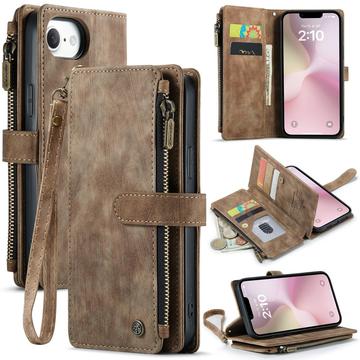 iPhone 16e Caseme C30 Multifunktionel Pung - Brun