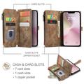 iPhone 16e Caseme C30 Multifunktionel Pung - Brun