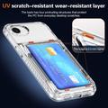 iPhone 16e Gennemsigtigt Cover med Kortholder