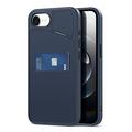 iPhone 16e/17e Dux Ducis Rafi II magnetisk cover med kickstand og kortholdere - Blå