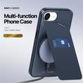 iPhone 16e Dux Ducis Rafi II magnetisk cover med kickstand og kortholdere