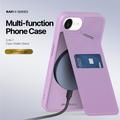 iPhone 16e Dux Ducis Rafi II Magnetisk cover med kickstand og kortholdere - Lilla