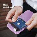 iPhone 16e Dux Ducis Rafi II Magnetisk cover med kickstand og kortholdere - Lilla