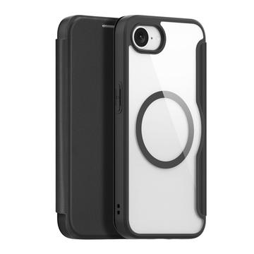 iPhone 16e Dux Ducis Skin X Pro Magnetisk Flip Cover - Sort