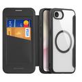 iPhone 16e Dux Ducis Skin X Pro Magnetisk Flip Cover - Sort