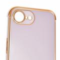 iPhone 16e Galvaniseret Stødsikkert TPU Cover - Lilla