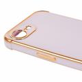 iPhone 16e Galvaniseret Stødsikkert TPU Cover - Lilla