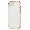 iPhone 16e Galvaniseret Stødsikkert TPU Cover - hvid
