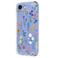 iPhone 16e TPU-cover med blomstermønster