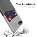 iPhone 16e KSQ Cover med Kortholder - Grå
