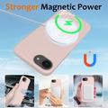 iPhone 16e Liquid Silikone Cover - MagSafe Kompatibel - Pink