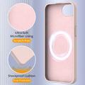 iPhone 16e Liquid Silikone Cover - MagSafe Kompatibel - Pink