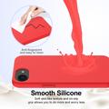 iPhone 16e Liquid Silikone Cover - MagSafe Kompatibel - Rød