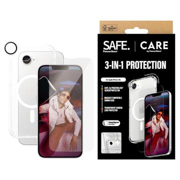 iPhone 16e PanzerGlass Care Fashion 3-i-1-pakke - Klar