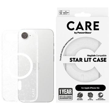 iPhone 16e PanzerGlass Care Star Lit Cover - MagSafe-kompatibel - Hvid