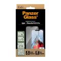 iPhone 16e/14/13/13 Pro PanzerGlass Ultra-Wide Fit EasyAligner Hærdet Glas - Sort Kant
