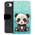 iPhone 16e Premium Flip Cover med Pung - Panda