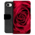 iPhone 16e Premium Flip Cover med Pung - Rose