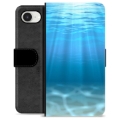 iPhone 16e Premium Flip Cover med Pung - Hav