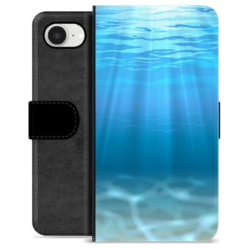 iPhone 16e Premium Flip Cover med Pung - Hav