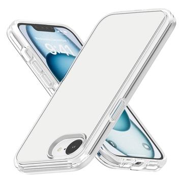 iPhone 16e Ridsefast Hybrid Cover - Gennemsigtig