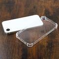 iPhone 16e Stødtæt TPU Cover - Gennemsigtig