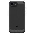 iPhone 16e Spigen Rugged Armor Mag TPU Cover - Sort