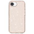 iPhone 16e Stylish Glitter Series Hybrid Cover - Guld