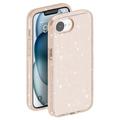 iPhone 16e Stylish Glitter Series Hybrid Cover - Guld