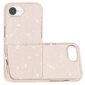 iPhone 16e Stylish Glitter Series Hybrid Cover - Guld
