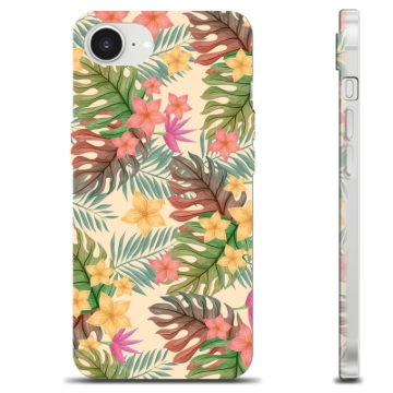 iPhone 16e TPU Cover - Lyserøde Blomster